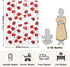 KICPOAY 30x40 Inch Swaddle Blanket for Red Poppy Flowers Baby Receiving Blanket Muslin Baby Swaddles Soft Cotton