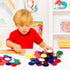 Coopay 300 Pieces Plastic Learning Counters Disks in 10 Colors for Math Practice and Poker Chips, 1 Inch