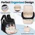 Tealari 4 1 Backpack,Waterproof Backpack,Stroller in Convertible Diaper Bag Baby Diaper Bag with Changing Pad,Converts