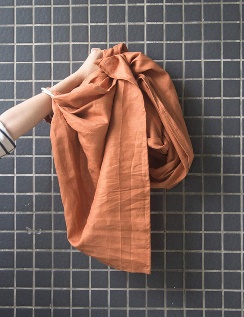 Adjustable Brown Baby Ring Sling Carrier - Soft and Breathable