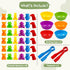 36PCS Counting Animals Matching Games Sensory Toys for Preschool Learning Activities