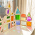 Set 32 Set WOODENFUN Wood Building Blocks for Kids, Pcs Rainbow Stacker Stacking Game Construction Toys Preschool