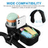 Accmor 3 in 1 Stroller Snack Tray, Non-Slip Grip Clip Accessory Compatible with Uppababy, Nuna, Doona Strollers, Grey