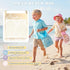 Set 3 Pack Beach Sand Toys Mesh Shovel for Kids, Collapsible Sand Buckets and Filter Sand Scooper with Mesh Bag