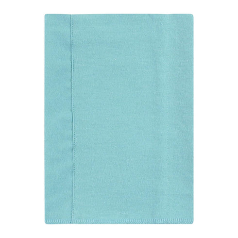 Hudson Baby Unisex Baby Flannel Burp Cloth 7pk, One Size, Teal Elephant