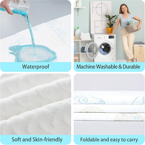 Ressainic Pack Pack Mattresses,38 26" Inch and Play Mattress PadTrifold Portable Crib N Play * Jacquard Playpen