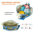 Set, 5PCS Moclever Diaper Bag Tote Baby Bags for Mom and Dad Large Maternity Travel Bag with Insulated Bottle Holder