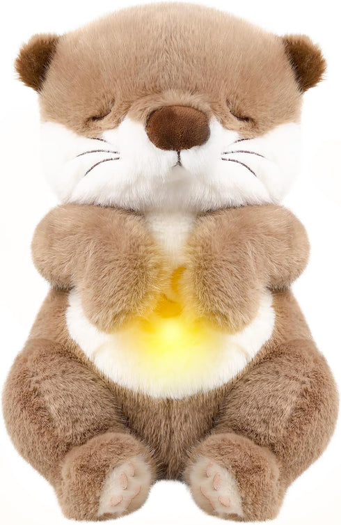 Baby Comfort Otter Breathing Stuffed Animal Buddy-Fur Real Pets Plush Sound Machine