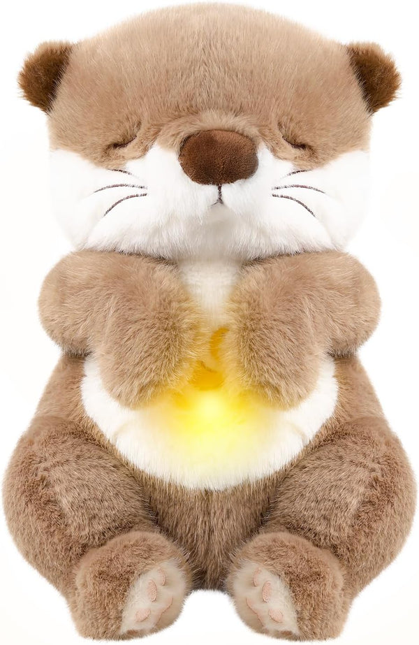 Baby Comfort Otter Breathing Stuffed Animal Buddy-Fur Real Pets Plush Sound Machine