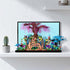 Set, 3D Set, 8+ Micro Brick Tree of Life Building Creative Nature World Model, Wall Art Home Office Decoration or Table