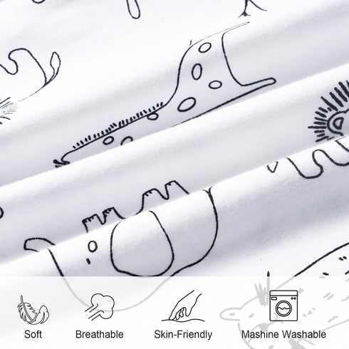 3 Pack 100% 12-18 2-Way david's kids Cotton Baby Sleep Sack Months, Soft Baby Wearable Blankets with Zipper, Comfy