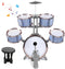 M SANMERSEN Kids Jazz Drum Set - 5 Drums with Stool -
