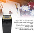 Automatic Card Shuffler, 1-6 Deck Battery Powered Machine, Lower Noise Electric Poker Shuffler for Home