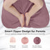 1.0 2-Pack, 0-6 Baby Sleep Sack TOG, Organic Cotton Baby Wearable Blanket with Two-Way Zipper, Swaddle Transition Baby