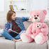 Muiteiur 40" Pink Giant Teddy Bear Set, Mommy & Baby Stuffed Animal, Great Gift for Kids, Baby Shower, Christmas,