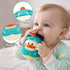 Tummy 3-12 Musical Wobbler Toy, Tinabless Roly Poly Baby Toys, Dinosaur-Duck Time Toy | Tumbler Wobbler Toys