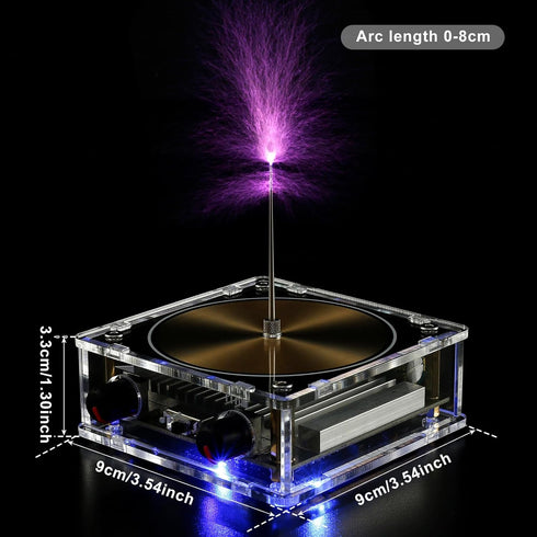 Musical Tesla Coil, Bluetooth Music Tesla Coil, Touchable Artificial Spark Gap Arc Generator, Wireless Transmission