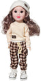 12 Inch BJD Fashion Girl Doll, 15 Movable Joints, Exquisite Hair and