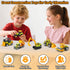 6 Pack 3-5 6 7, Construction Toy, Mini Diecast Farm Tractor Toy Construction Trucks for Kids Boys Age Excavator