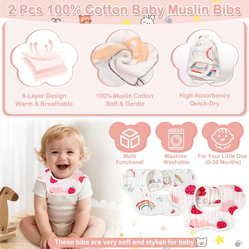 Sublaga 14 Set, 4 32x32 8 2 Pcs Baby Towels, Soft Baby Towel and Washcloths Pcs in Hooded Bath Towel, Pcs Baby
