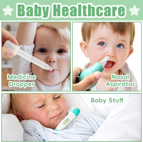 Set 18 1 Qunlions life Baby Grooming Kit for Boys Girls Safety Newborn Nursery Essentials Grooming Gift for First-time