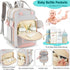 Backpack, Backpack BAGPARKK Diaper Bag Multi function Baby Bag with Portable Changing Pad, Pacifier Holder,Waterproof