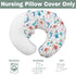 Fantasy Sea Animals Baby Nursing Pillow Covers for Boy Girl Turtle Whale Jellyfish Corals Nursery Slipcovers