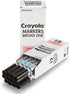 Crayola Washable Markers - Black (12ct), Kids Broad Line Markers for Classrooms & Teachers