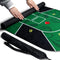 JIESITE 47 x 24Inch Texas Hold'Em Poker Mat Portable Rubber Poker Table Top