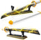 TOY PLAYER Swords Compatible with Lego, Agatsuma Zenitsu Sword with Scabbard and Stand, Katana Building Set