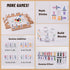 Set 12 91 9 4 2-8 8+ PUREPLAY Mexican Train Dominoes with Numbers - Double Colored Number Dominoes - Tiles, Trains