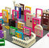 110 Pieces Doors, Windows, Fences and Light MOC Creative Building Block Toys Set for Kids Age 6-12 Years