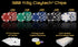 11.5 Set 300 Fat Cat Gram Texas Hold 'em Claytec Poker Chip with Aluminum Case, Striped Dice Chips
