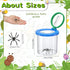 Coopay 24 Pieces Magnifying Insect Box - Bug Viewer Cage & Magnifier Container for Kids Science Exploration Tools