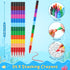 24 Under the Sea Coloring Books with 24 Stacking Crayons, Ocean Animals Party Favors for Kids Birthday Goodie Bag Gift