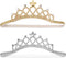 Beaupretty 2PCS Baby Girls Crystal Crown Tiara Hair Belt Headband, Soft Headwrap, Princess Hair Accessories
