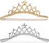 Beaupretty 2PCS Baby Girls Crystal Crown Tiara Hair Belt Headband, Soft Headwrap, Princess Hair Accessories