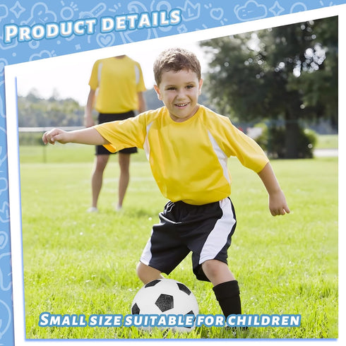 LovesTown 4PCS Sports Balls with Pump, Football, Soccer Ball, Basketball, Playground Ball for Toddlers Indoor & Outdoor