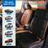 Car Seat Protector, 2 Pack Large Protectors for Child Baby Car Seat with Organizer Pockets, Thick Padding Waterproof