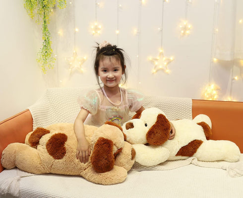 26.8 inch 5 lb YESGIRL Large Dog Weighted Stuffed Animals, Weighted Plush Animal, Cute Plush Toy Pillow, Gifts