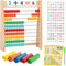 Wooden Abacus for Kids Math Games for Kids 5-7 Abacus Counters Homeschool