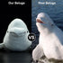 ZHONGXIN MADE 16Inches Simulation White Beluga Whale Plush Toy - Long Lifelike Delphinapterus leucas Doll Whale Stuffed
