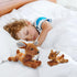 Hideekoog Kids,12 inch Deer Stuffed Animal for Realistic Animal Plush Toy Lying Down Posture Animals,Plush for Boys