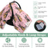 Mazeann Funny German Shepherd Dogs Car Seat Cover Baby Breathable Soft Infant Carseat Covers Canopies Babies Carrier