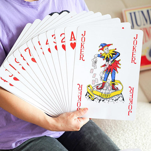 Warmtree 5"X7" Jumbo Playing Cards, Giant Deck Poker