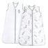 TILLYOU Sleep Sack 12-18 Months - 0.5 TOG Baby Wearable Blanket with 2-Way Zipper, 2 Pack, Bear & Dandelion