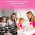 18Pcs 3 4 5 6 7 8 9 10 Set Kids Real Makeup Kit for Girls - Non-Toxic Washable Make Up Toys with Initial Toddler Purse