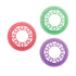 Nuby Wonder Cup with 360 Smart Edge Silicone Rim, 10 oz, 3-Pack, Aqua/Purple/Pink