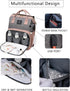 Backpack houscly Diaper Bag with Changing Station: Pink Baby Bags for Girls Boys New Mom Gifts Paaleras Para Bebe Baby