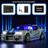 YEABRICKS LED Light for Lego-76917 Speed Fast 2 Furious Nissan Skyline GT-R Building Blocks Model